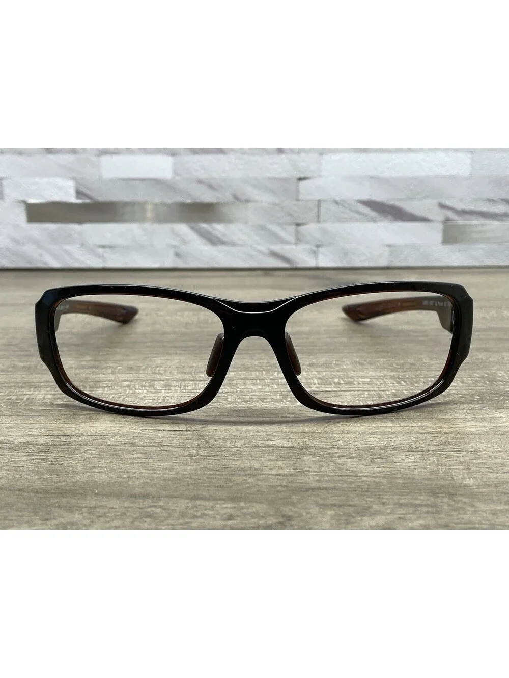 Maui Jim BAMBOO FOREST MJ-415-26B Brown Wrap Sunglasses 60-18 125 Japan *FRAMES